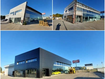 Montaje Concesionario Mercedes Benz en Madrid