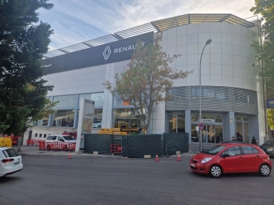 Montaje en Concesionario Renault en Madrid